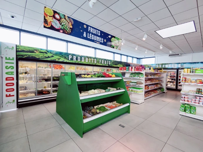 Rayon fruits et légumes de FoodAsie