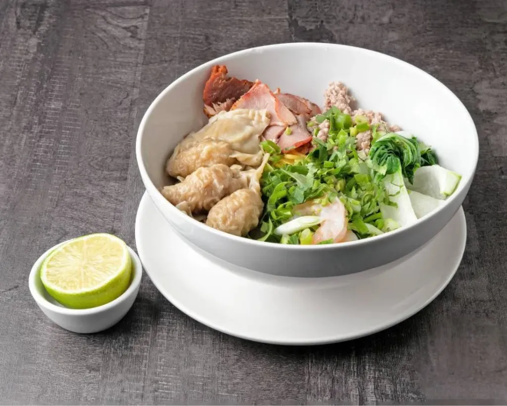 Soupe de raviolis aux crevettes | Moyenne